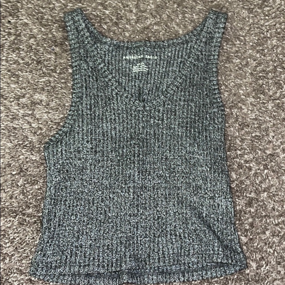 cropped american eagle shirt